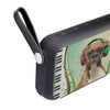 Boxer Dog With Headphone Print Bluetooth Speaker - Deruj.com