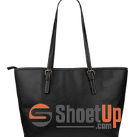 Don't Give Up-Small Leather Tote Bag-Free Shipping - Deruj.com