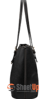 Autism Symbol Large Leather Tote Bag- Free Shipping - Deruj.com