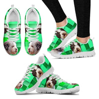 Lagotto Romagnolo Dog Print (Black/White) Running Shoes For Women-Free Shipping - Deruj.com