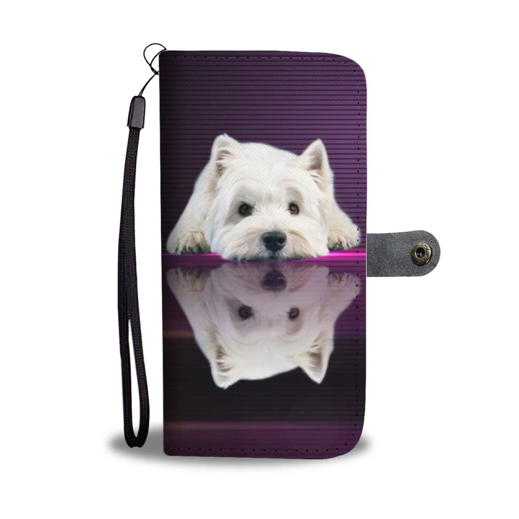 West Highland White Terrier (Westie) Dog Print Wallet Case-Free Shipping - Deruj.com
