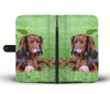 Cute Dachshund Dog Print Wallet Case-Free Shipping - Deruj.com