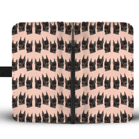 Doberman Pinscher Dog Pattern Print Wallet Case-Free Shipping - Deruj.com