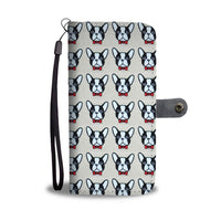 Cute French Bulldog Pattern Print Wallet Case-Free Shipping - Deruj.com