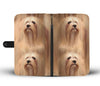Cute Lhasa Apso Dog Print Wallet Case-Free Shipping - Deruj.com