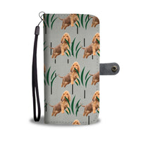 Bloodhound Dog Patterns Print Wallet Case-Free Shipping - Deruj.com