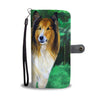 Amazing Rough Collie Dog Print Wallet Case-Free Shipping - Deruj.com