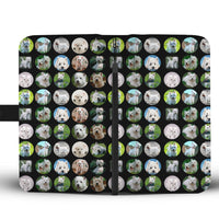 Cute Westie Pattern Print Wallet Case-Free Shipping - Deruj.com