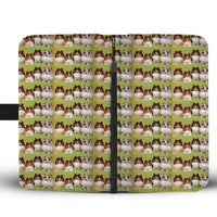 Shetland Sheepdog Pattern Print Wallet Case-Free Shipping - Deruj.com