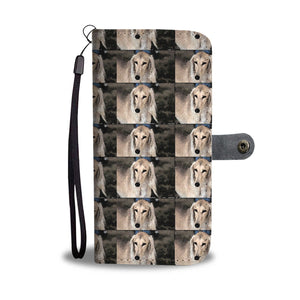 Saluki Dog Patterns2 Print Wallet Case-Free Shipping - Deruj.com