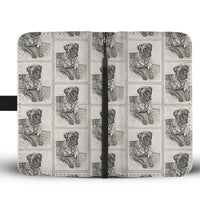 English Mastiff Dog Patterns Print Wallet Case-Free Shipping - Deruj.com