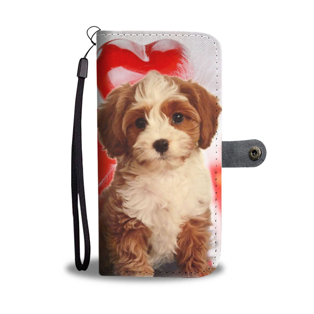 Cute Cavapoo Dog Wallet Case- Free Shipping - Deruj.com