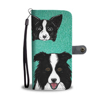 Amazing Border Collie Dog Print Wallet Case-Free Shipping - Deruj.com
