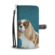 Cute Cavalier King Charles Spaniel Dog Print Wallet Case-Free Shipping - Deruj.com