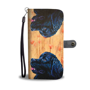 Amazing Newfoundland Dog Print Wallet Case-Free Shipping - Deruj.com