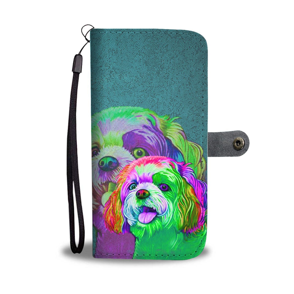 Shih Tzu Dog Art Print Wallet Case-Free Shipping - Deruj.com