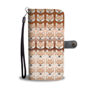 Shiba Inu Dog Patterns Print Wallet Case-Free Shipping - Deruj.com