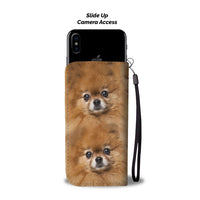 Pomeranian Dog Patterns Print Wallet Case-Free Shipping - Deruj.com