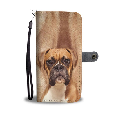 Boxer Dog Print Wallet Case-Free Shipping - Deruj.com
