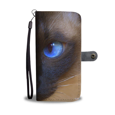 Siamese cat Print Wallet Case-Free Shipping - Deruj.com