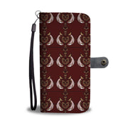 Fish Patterns on red Print Wallet Case-Free Shipping - Deruj.com