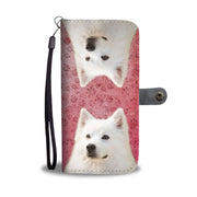 Cute American Eskimo Dog Print Wallet Case-Free Shipping - Deruj.com