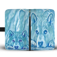 Iced Shiba Inu Dog Print Wallet Case-Free Shipping - Deruj.com