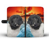 Cute Newfoundland Dog Wallet Case- Free Shipping - Deruj.com