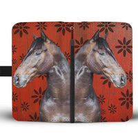 Thoroughbred Horse Print Wallet Case-Free Shipping - Deruj.com
