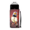 Zebra Finch Bird Print Wallet Case-Free Shipping - Deruj.com