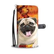 Laughing Pug Dog Wallet Case- Free Shipping - Deruj.com