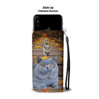 Amazing British Shorthair Cat Print Wallet Case-Free Shipping - Deruj.com