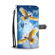 Salmon Crested Cockatoo Wallet Case- Free Shipping - Deruj.com