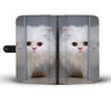 White Persian Cat Wallet Case- Free Shipping - Deruj.com