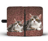 Lovely American Wirehair Cat Print Wallet Case-Free Shipping - Deruj.com