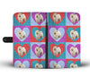 Chow Chow Dog In Hearts Print Wallet Case-Free Shipping - Deruj.com