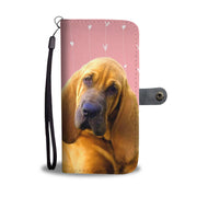 Lovely Bloodhound Dog Print Wallet Case-Free Shipping - Deruj.com