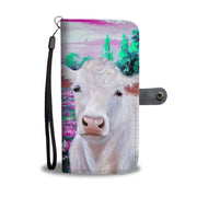 Charolais Cattle (Cow) Print Wallet Case-Free Shipping - Deruj.com