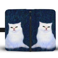 Lovely Persian Cat Print Wallet Case-Free Shipping - Deruj.com