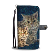Lovely Selkirk Rex Cat Print Wallet Case-Free Shipping - Deruj.com