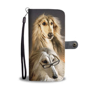 Cute Afghan Hound Dog Print Wallet Case-Free Shipping - Deruj.com