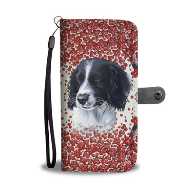 English Springer Spaniel Dog Print Wallet Case-Free Shipping - Deruj.com