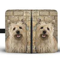 Cute Cairn Terrier Print Wallet Case- Free Shipping - Deruj.com
