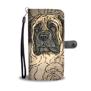English Mastiff Dog Print Wallet Case-Free Shipping - Deruj.com
