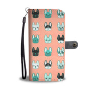 French Bulldog Different Faces Print Wallet Case-Free Shipping - Deruj.com
