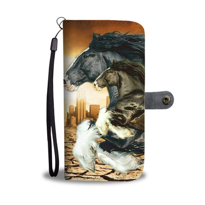 Shire Horse Print Wallet Case- Free Shipping - Deruj.com