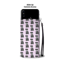 Miniature Schnauzer Dog Pattern Print Wallet Case-Free Shipping - Deruj.com