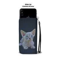 Lovely Minskin Cat Print Wallet Case-Free Shipping - Deruj.com