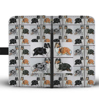 Shetland Sheepdog Pattern 2 Print Wallet Case-Free Shipping - Deruj.com