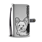 Cute Yorkie With Love Print Wallet Case-Free Shipping - Deruj.com
